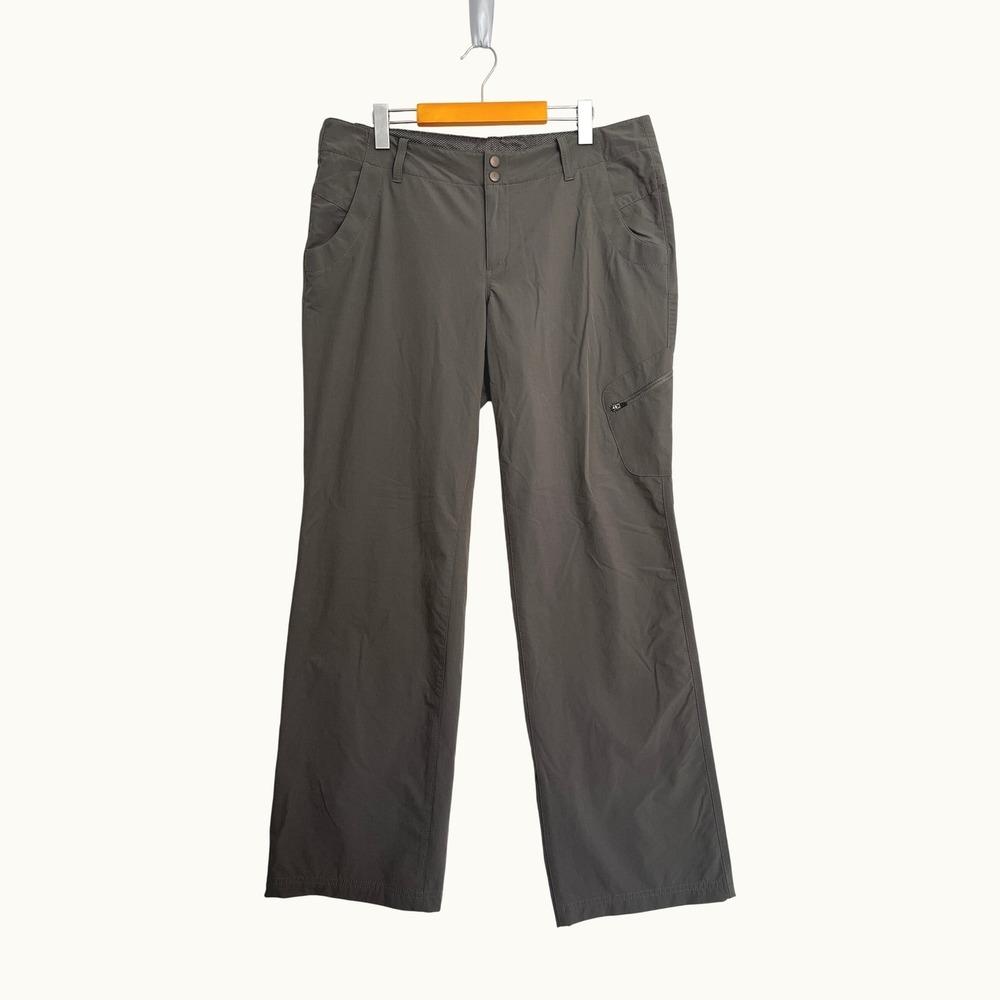 Eddie Bauer First Ascent Whittaker Mountaineering Gray Hiking Pants Womens 14
